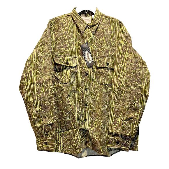 Vintage Farmland Cornfield Camouflage Long Sleeve Shirt/Pants Made In USA XL - Picture 10 of 11